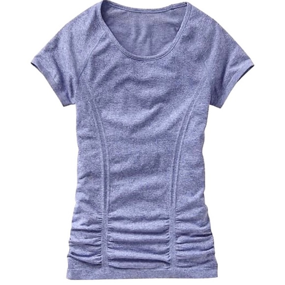 Athleta | Brilliant Magenta Heather Fastest Track Tee - Picture 3 of 5